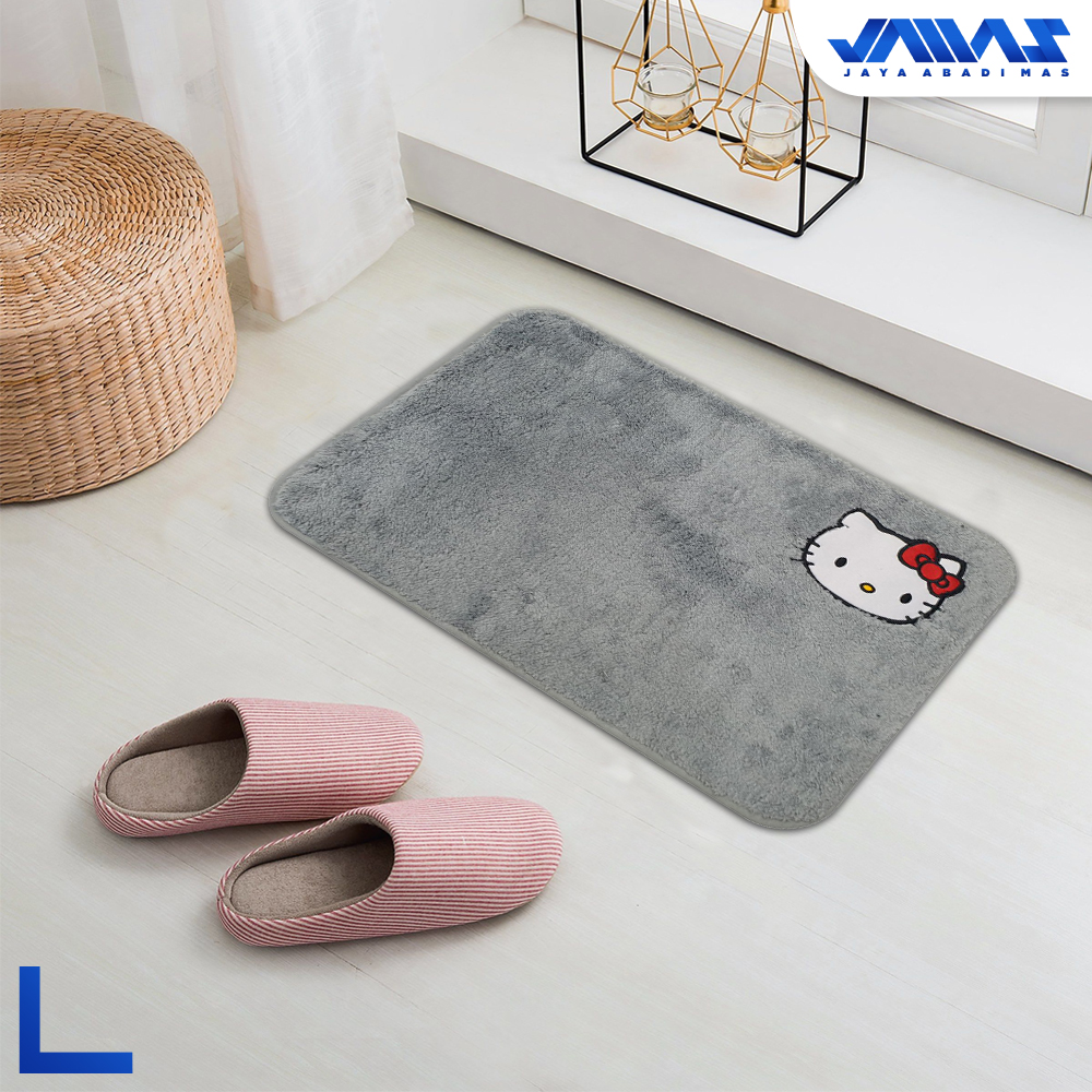 Keset Bulu Angsa Anti slip Ukuran 40x60cm Halus Lembut Karakter Anak